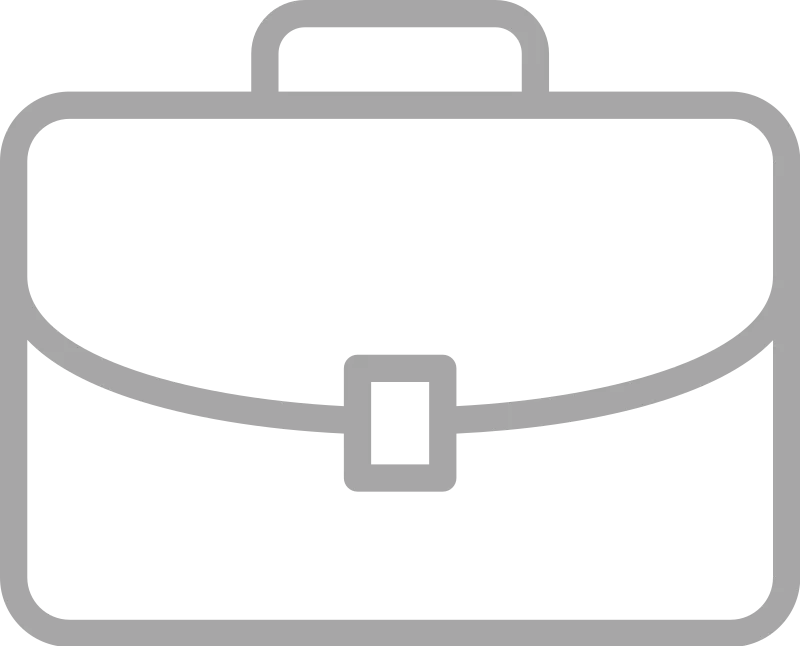 Hem A black and grey briefcase